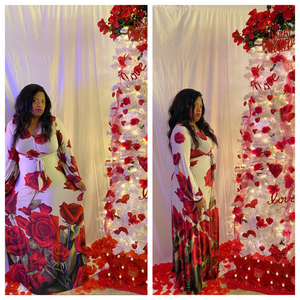 “ROSES OF LOVE” Maxi Dress